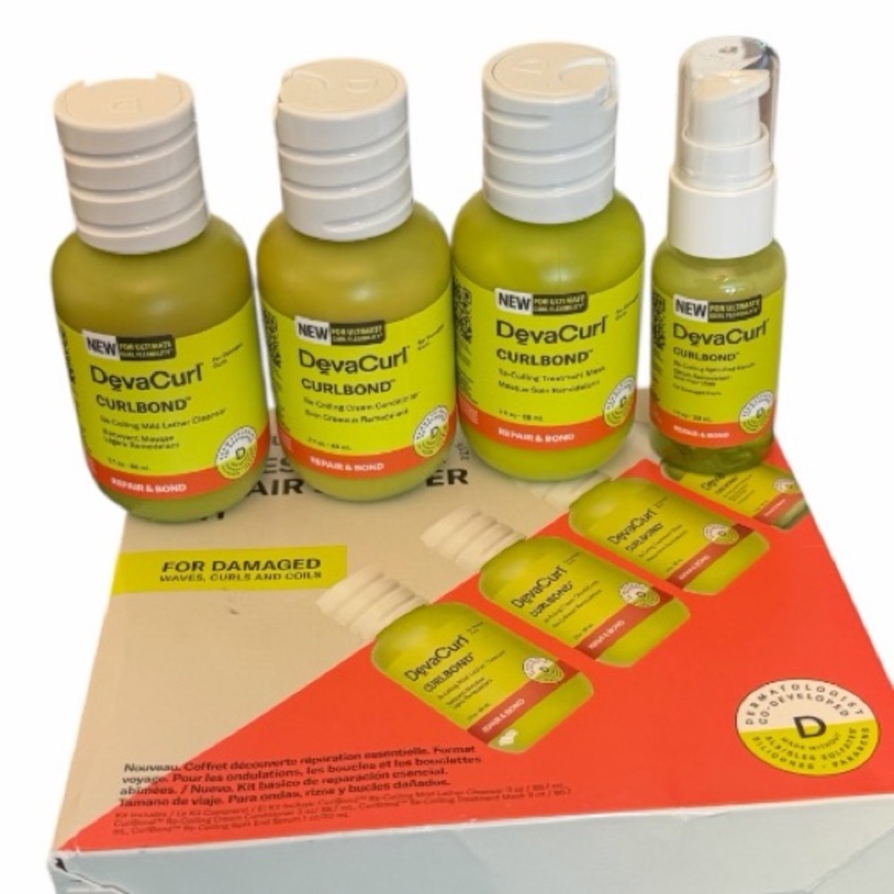 DevaCurl The Essentisl Repair Starter Kit For Damaged Waves, Curls and Could NIB